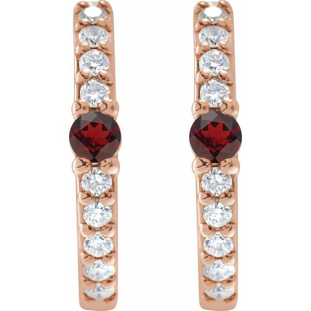Natural Mozambique Garnet | Round | 2mm :: 1/8 Ctw