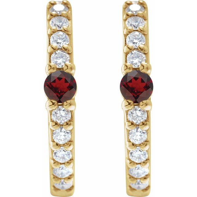 Natural Mozambique Garnet | Round | 2mm :: 1/8 Ctw