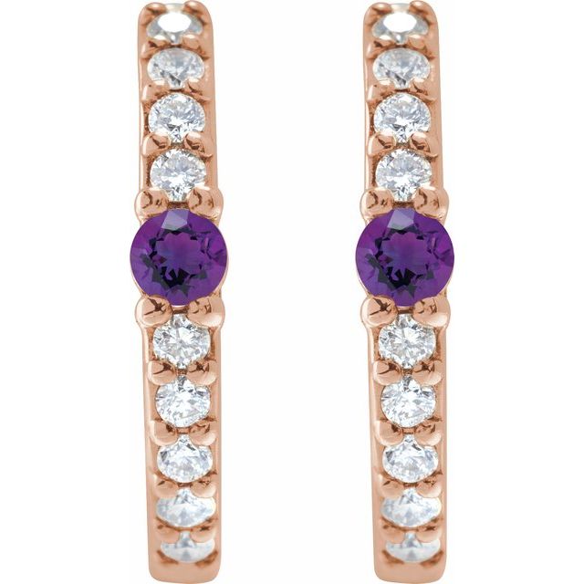 Natural Amethyst | Round | 2mm :: 1/8 Ctw