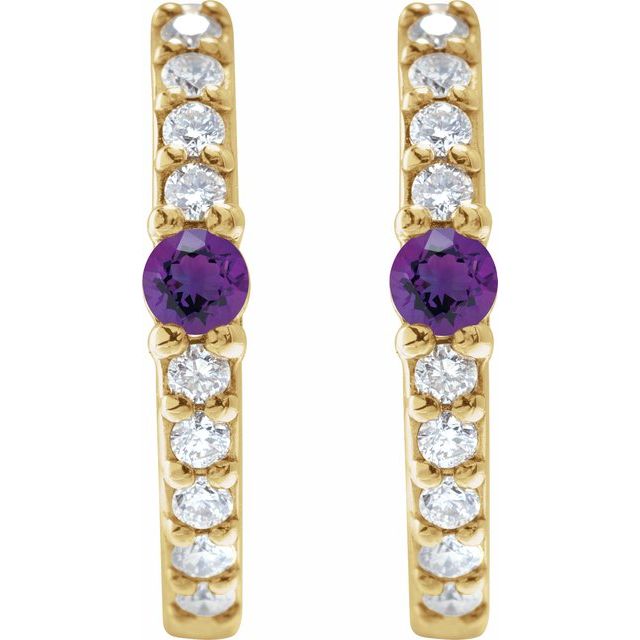 Natural Amethyst | Round | 2mm :: 1/8 Ctw