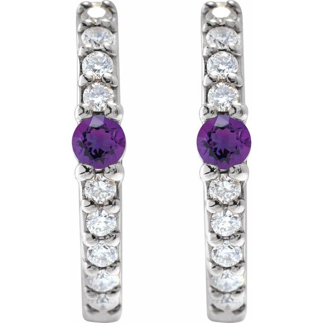Natural Amethyst | Round | 2mm :: 1/8 Ctw