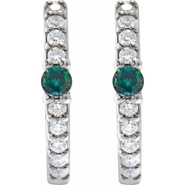 Natural Alexandrite | Round | 2mm :: 1/8 Ctw | Lab-Grown Alexandrite | Round | 2mm :: 1/8 Ctw