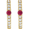 Natural Ruby | Round | 2mm :: 1/8 Ctw | Lab-Grown Ruby | Round | 2mm :: 1/8 Ctw