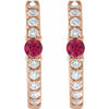 Natural Ruby | Round | 2mm :: 1/8 Ctw | Lab-Grown Ruby | Round | 2mm :: 1/8 Ctw