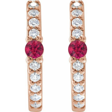 Natural Ruby | Round | 2mm :: 1/8 Ctw | Lab-Grown Ruby | Round | 2mm :: 1/8 Ctw