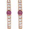 Natural Pink Tourmaline | Round | 2mm :: 1/8 Ctw