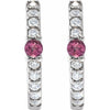 Natural Pink Tourmaline | Round | 2mm :: 1/8 Ctw