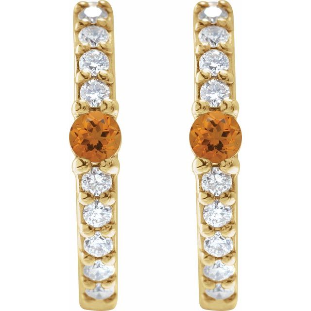 Natural Citrine | Round | 2mm :: 1/8 Ctw