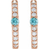Natural Blue Zircon | Round | 2mm :: 1/8 Ctw