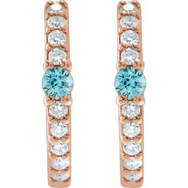 Natural Blue Zircon | Round | 2mm :: 1/8 Ctw