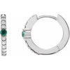 Lab-Grown Emerald | Round | 2mm :: 1/8 Ctw | Natural Emerald | Round | 2mm :: 1/8 Ctw