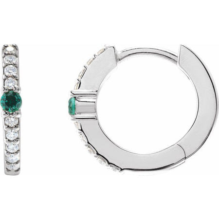 Lab-Grown Emerald | Round | 2mm :: 1/8 Ctw | Natural Emerald | Round | 2mm :: 1/8 Ctw