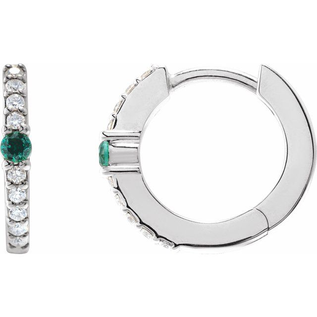 Lab-Grown Emerald | Round | 2mm :: 1/8 Ctw | Natural Emerald | Round | 2mm :: 1/8 Ctw
