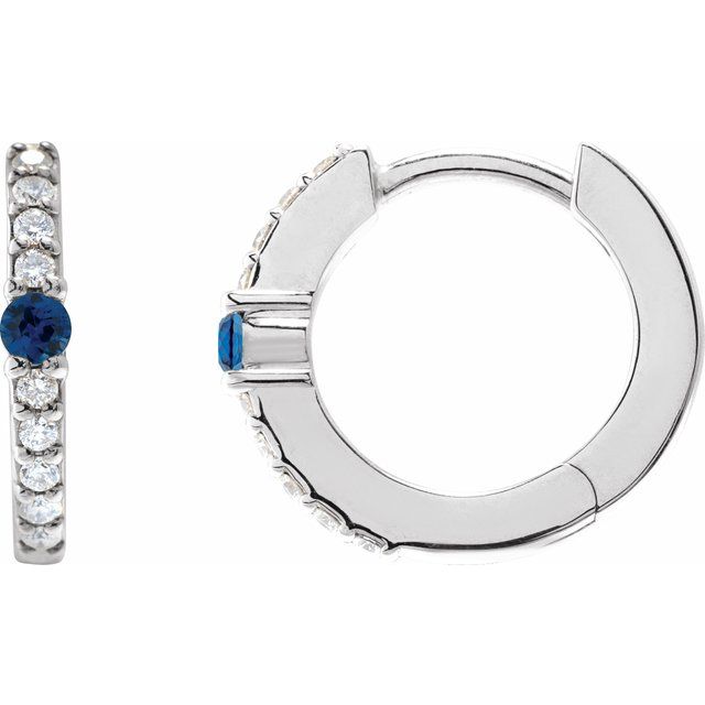 Lab-Grown Blue Sapphire | Round | 2mm :: 1/8 Ctw | Natural Blue Sapphire | Round | 2mm :: 1/8 Ctw