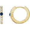 Natural Blue Sapphire | Round | 2mm :: 1/8 Ctw | Lab-Grown Blue Sapphire | Round | 2mm :: 1/8 Ctw