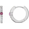 Natural Pink Tourmaline | Round | 2mm :: 1/8 Ctw