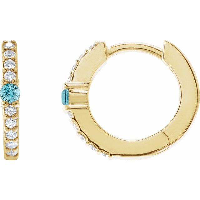 Natural Blue Zircon | Round | 2mm :: 1/8 Ctw