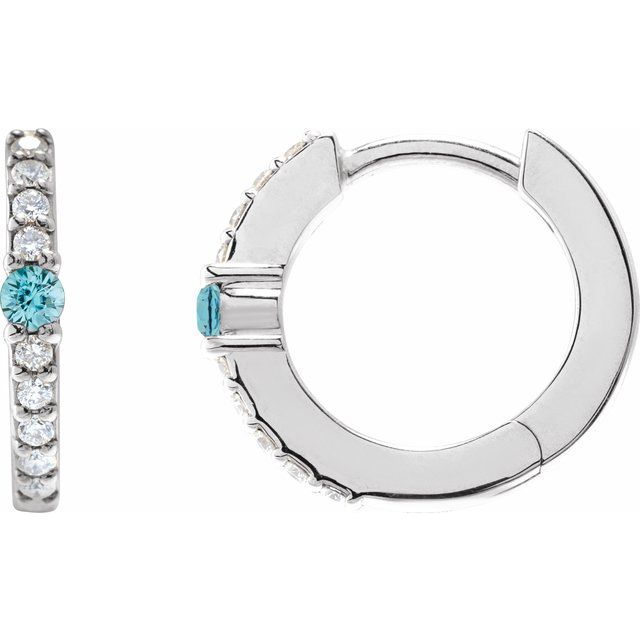 Natural Blue Zircon | Round | 2mm :: 1/8 Ctw