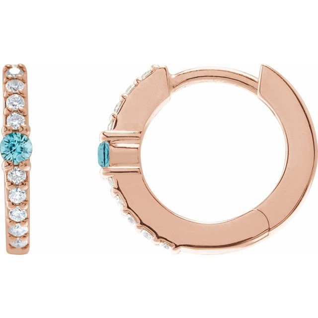 Natural Blue Zircon | Round | 2mm :: 1/8 Ctw