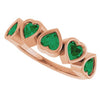 Lab-Grown Emerald | Heart | 4 x 4mm