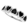 Natural Black Onyx | Heart | 4 x 4mm