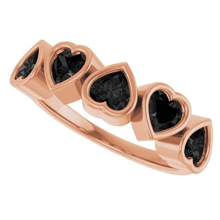 Natural Onyx | Heart | 4 x 4mm