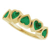 Lab-Grown Emerald | Heart | 4 x 4mm