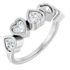 Lab-Grown Diamond | Heart | 4 x 4mm