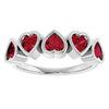 Lab-Grown Ruby | Heart | 4 x 4mm