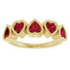 Lab-Grown Ruby | Heart | 4 x 4mm
