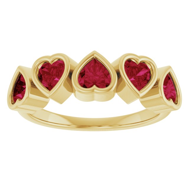 Lab-Grown Ruby | Heart | 4 x 4mm