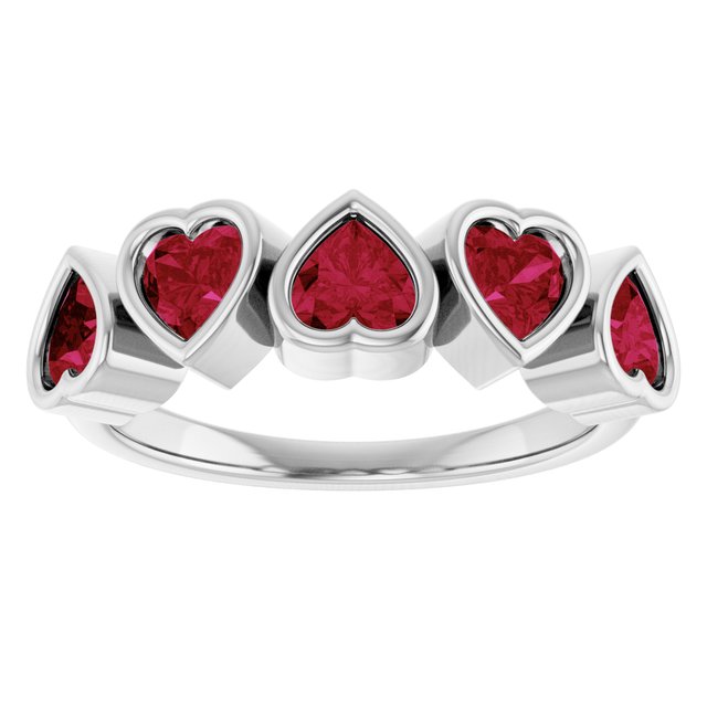Lab-Grown Ruby | Heart | 4 x 4mm