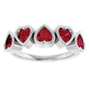 Natural Mozambique Garnet | Heart | 4 x 4mm