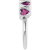 Natural Pink Tourmaline | Heart | 4 x 4mm