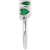 Lab-Grown Emerald | Heart | 4 x 4mm