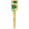 Lab-Grown Emerald | Heart | 4 x 4mm