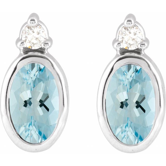 Natural Aquamarine | Oval | 5 x 3mm