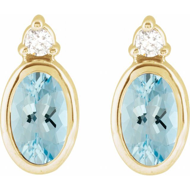 Natural Aquamarine | Oval | 5 x 3mm