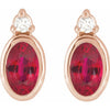 Natural Ruby | Oval | 5 x 3mm | Lab-Grown Ruby | Oval | 5 x 3mm