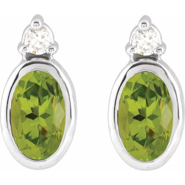Natural Peridot | Oval | 5 x 3mm