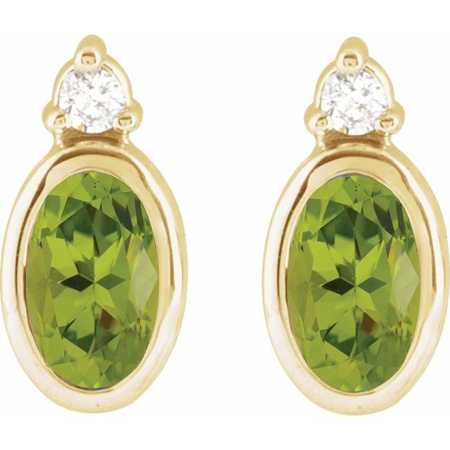 Natural Peridot | Oval | 5 x 3mm