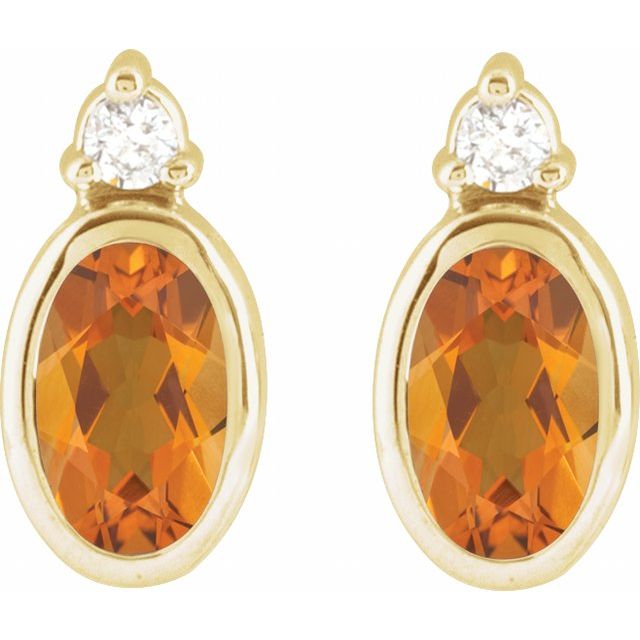 Natural Citrine | Oval | 5 x 3mm