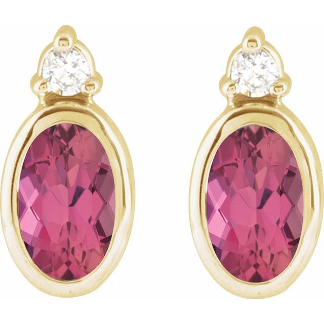 Natural Pink Tourmaline | Oval | 5 x 3mm