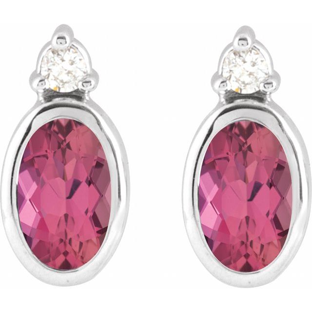Natural Pink Tourmaline | Oval | 5 x 3mm
