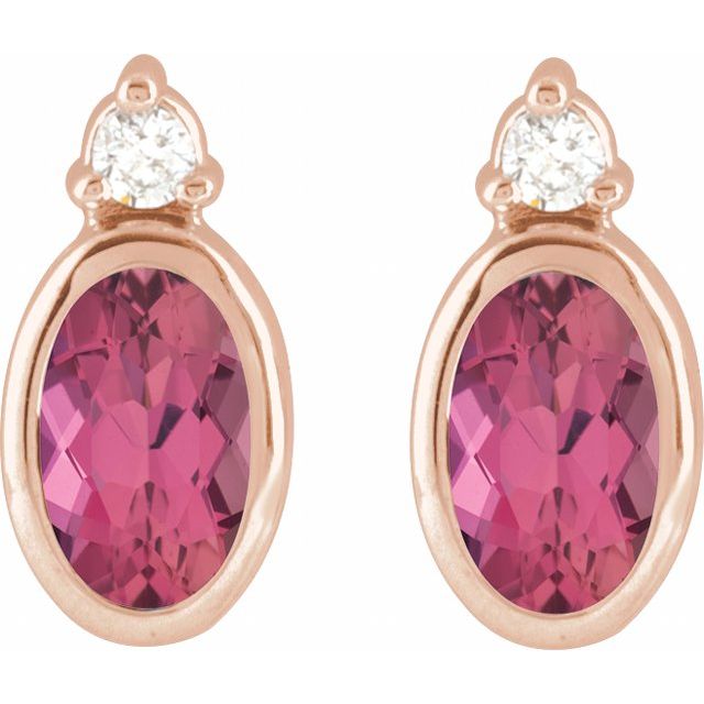 Natural Pink Tourmaline | Oval | 5 x 3mm