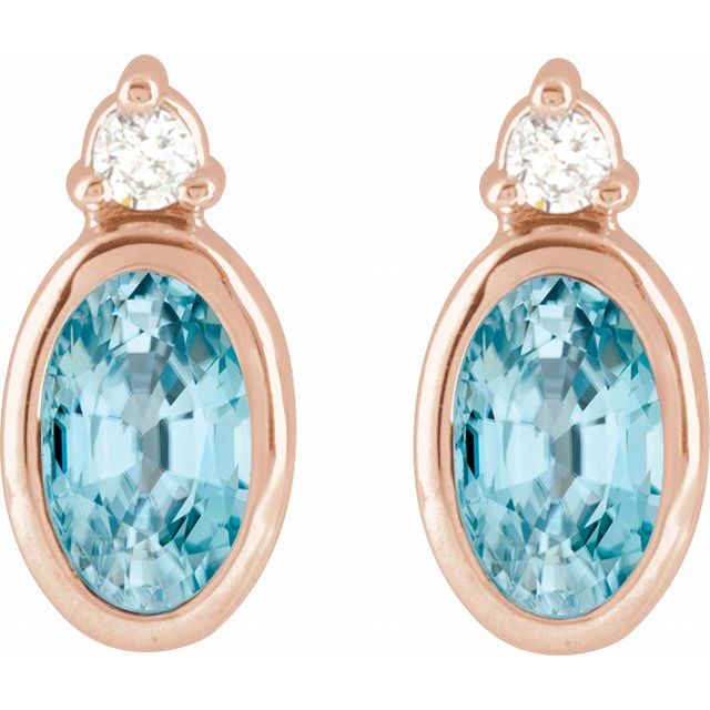 Natural Blue Zircon | Oval | 5 x 3mm