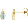 Natural Aquamarine | Oval | 5 x 3mm