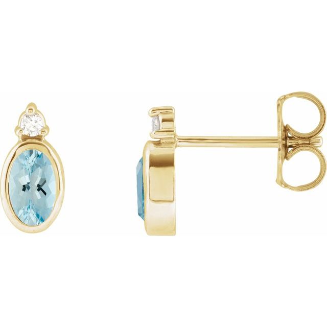 Natural Aquamarine | Oval | 5 x 3mm