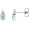 Natural Aquamarine | Oval | 5 x 3mm