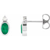 Lab-Grown Emerald | Oval | 5 x 3mm | Natural Emerald | Oval | 5 x 3mm